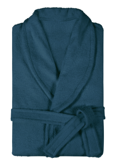Халат махровый тёмно-синий размер 60-62