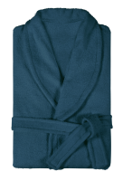 Халат махровый тёмно-синий размер 44-46