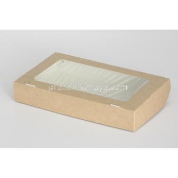 Коробка ECO TABOX-1400 25*15*4 см с окном