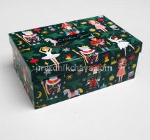 Коробка новогодняя подарочная Щелкунчик 24*15,5*9,5 см
