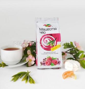 Чай Мацеста Душица-малина чёрный 75 грамм