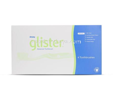 Щётки универсальные зубные Glister 4 штуки в упаковке