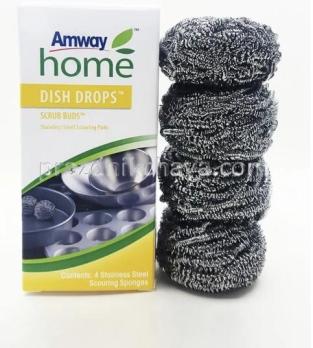 Металлические губки Amway home DISH DROPS  4 штуки