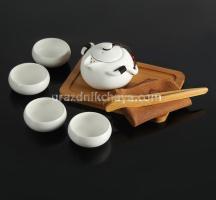 Набор для чайной церемонии Тясицу белый 8 предметов