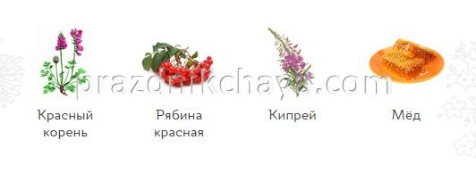 Фитомёд Алтайский с красным корнем, кипреем, рябиной 230 грамм