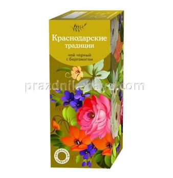 Чай Краснодарские традиции с Бергамотом 25 пакетов