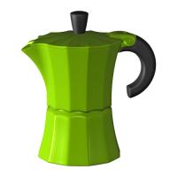 Кофеварка гейзерная Морозина на 6 чашек Зелёная